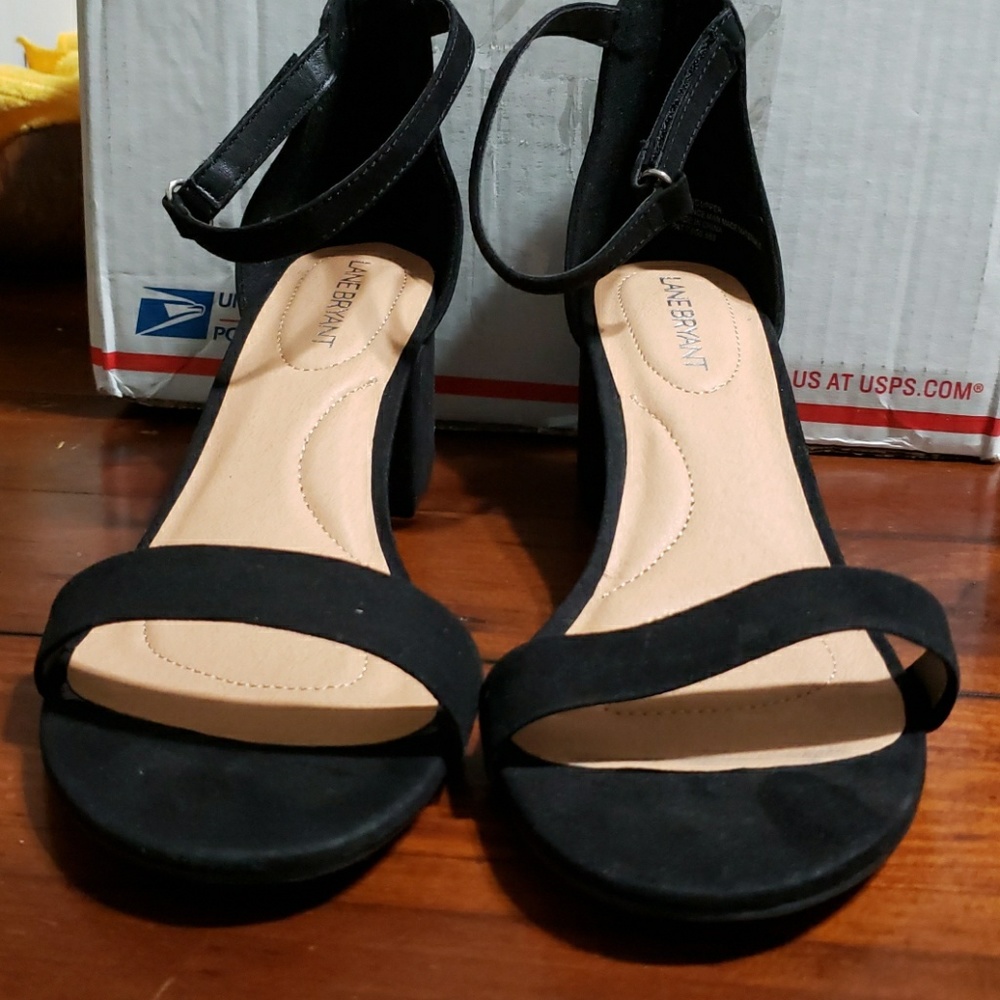 Lane Bryant Black Block Heel